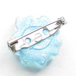 願いを込めた花の名前は、クォーツと一緒で儚くも凛としていました♪<ぼぼ屋のブローチ>SB1138 4枚目の画像