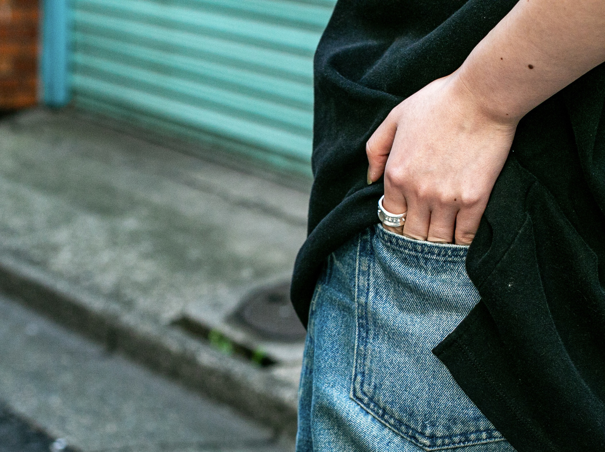 uneven dots ring ドットボリュームリング/送料無料