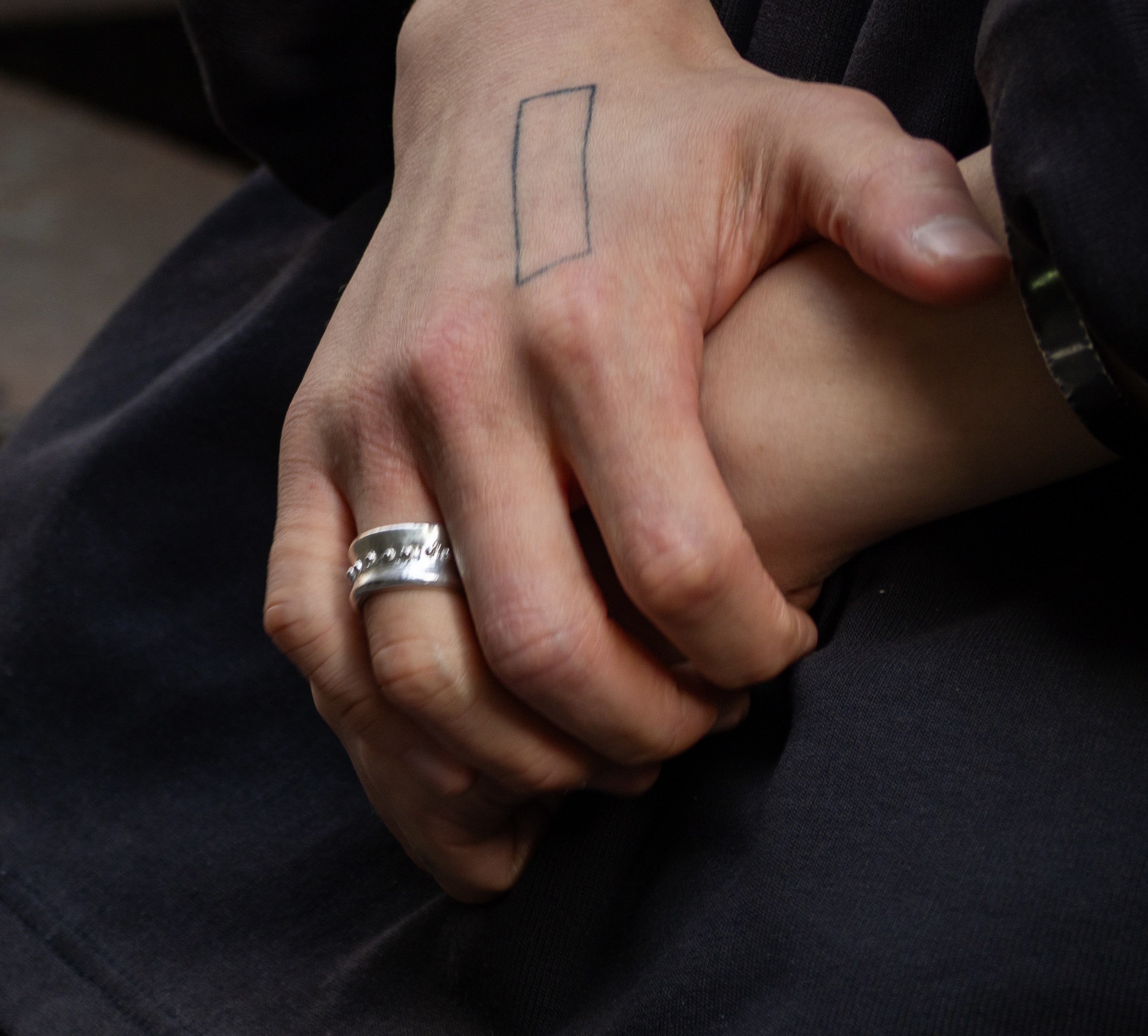 uneven dots ring ドットボリュームリング/送料無料