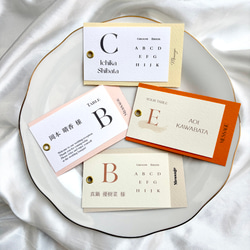 エスコートカード　120円/1枚　マーメイド紙　結婚式　ウェディング 15枚目の画像