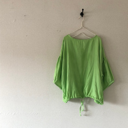 高級先染めリトアニアリネン ストールW70 blue green ストール