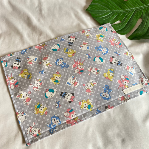 A4ランチョンマット3枚セット☆昭和レトロアニマル動物B☆入園入学