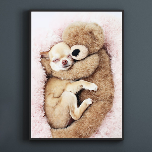 くまのぬいぐるみ - チワワ犬】テディーベア・teddy bear