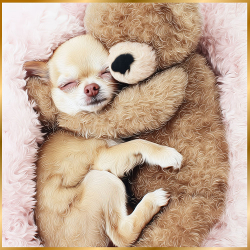 くまのぬいぐるみ - チワワ犬】テディーベア・teddy bear・かわいい