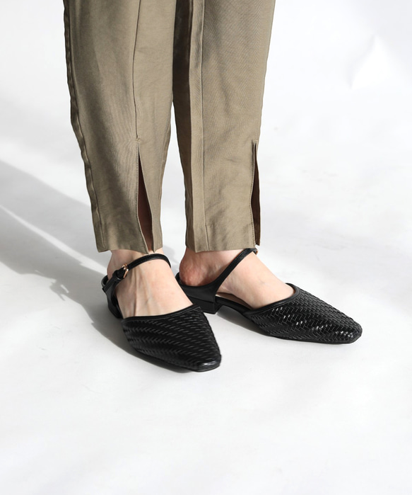 《再販》足元に程よい抜け感の メッシュミュール♪秋にも履ける万能！履くだけでトレンドライクにキマる一足！ 15枚目の画像