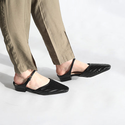 《再販》足元に程よい抜け感の メッシュミュール♪秋にも履ける万能！履くだけでトレンドライクにキマる一足！ 13枚目の画像