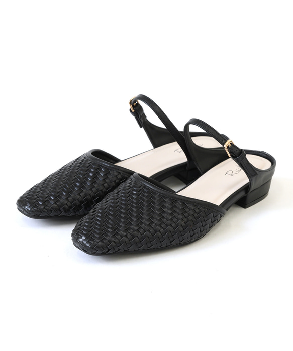 《再販》足元に程よい抜け感の メッシュミュール♪秋にも履ける万能！履くだけでトレンドライクにキマる一足！ 3枚目の画像