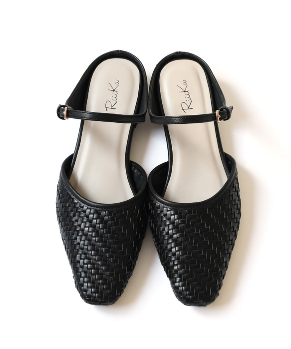 《再販》足元に程よい抜け感の メッシュミュール♪秋にも履ける万能！履くだけでトレンドライクにキマる一足！ 2枚目の画像