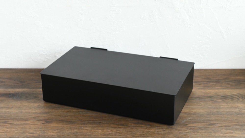 ＊もこ様専用＊◆送料無料◆ MASK BOX　特注サイズ マットブラック / マスク ボックス  マスク 収納