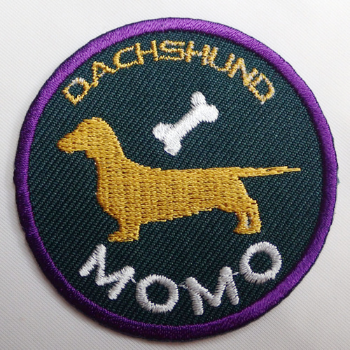 ハンドメイド オーダー受付ページ ♡刺繍アート ダックスフント パネル