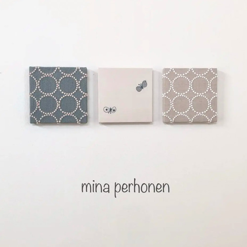 mina perhonen ミナペルホネン ファブリックパネル 3点セット mina perhonen ミナペルホネン ファブリックパネル 3点セット