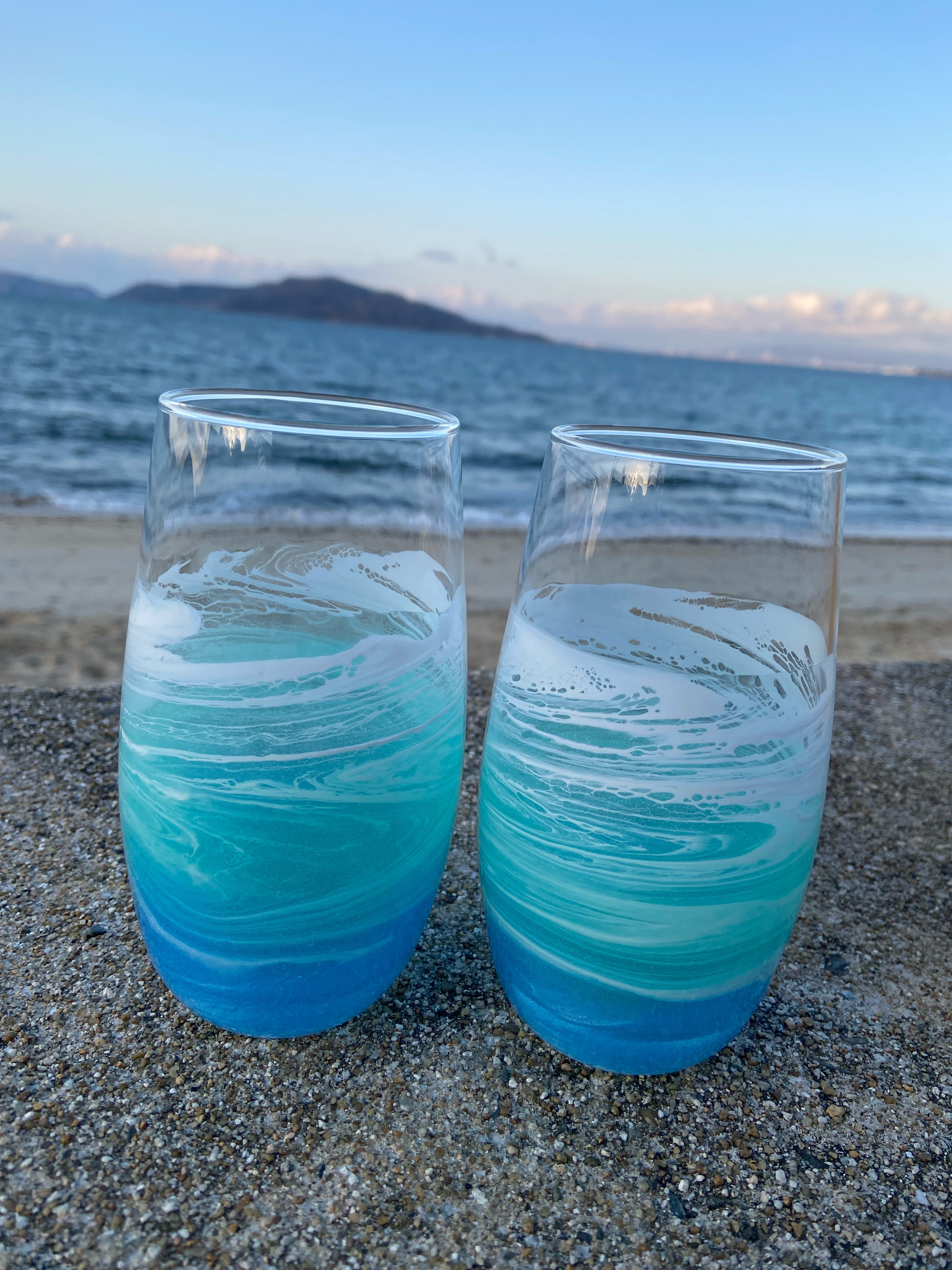 オーシャングラス420ml 2個セット