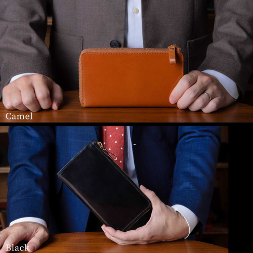 TIDY2.0 ROI 長財布 メンズ ビジネス 大容量 財布 小さめ コードバン