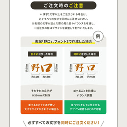 表札 ステンレス 切り文字 おしゃれ 一文字の金額 H50mm 戸建て表札 番地 k015 8枚目の画像