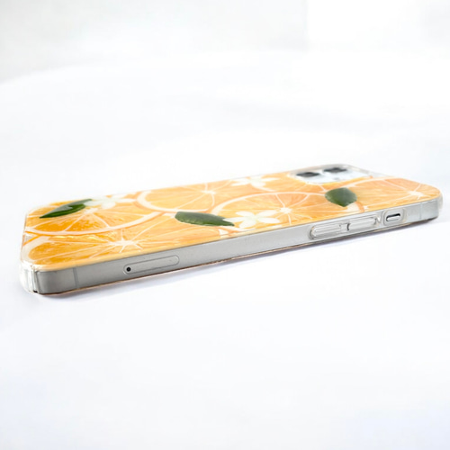 iPhone ケース 全機種対応 オレンジ フルーツ 柑橘 ビタミンカラー