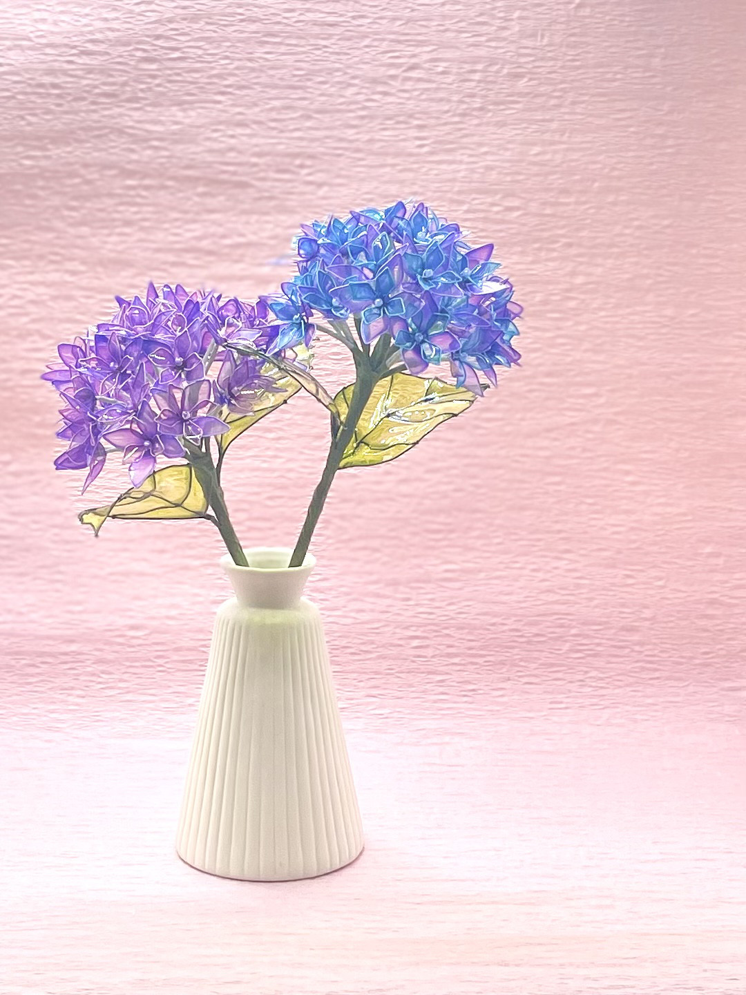 華やかで優雅な紫陽花　アジサイ　ダンスパーティー　アメリカンフラワー／ディップアート