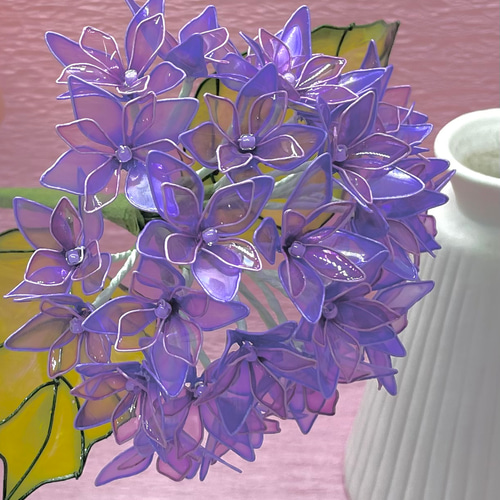 華やかで優雅な紫陽花 アジサイ ダンスパーティー アメリカンフラワー