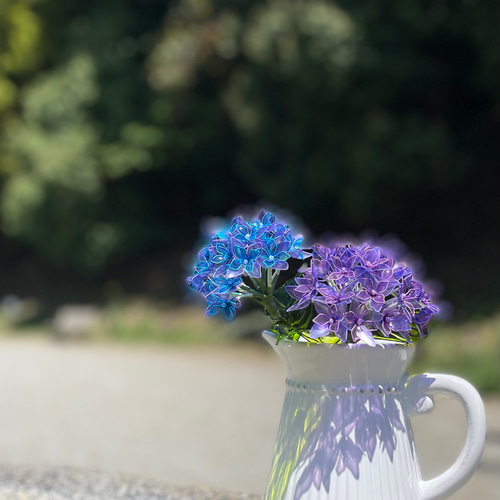 華やかで優雅な紫陽花 アジサイ ダンスパーティー アメリカンフラワー