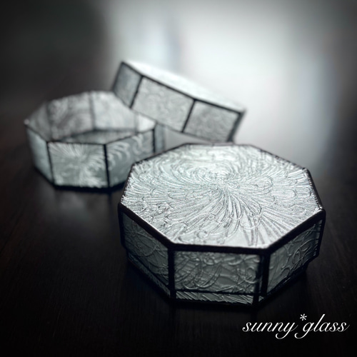 昭和ガラスの小物入れ フリーボックス・小物入れ sunny*glass 通販