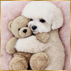11.ぬいぐるみテディマルチーズ、犬ハンドメイド、オリジナル抱きしめられるサイズ 09aa13ee07ae03886ac598b92542ca