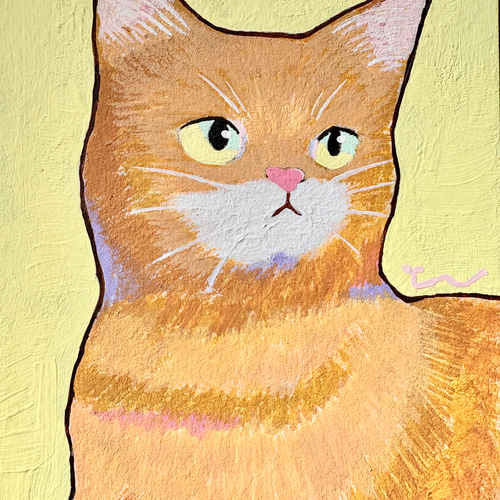 No. 44ねこ爺のイラスト(額縁付き) 絵画 Nakamurart 通販 19252065