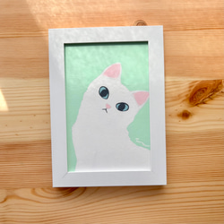 キャンバス　アクリル絵の具　宇宙ねこちゃん No.001 宇宙猫 絵画 Nakamurart 通販 15493791｜Creema(クリーマ)