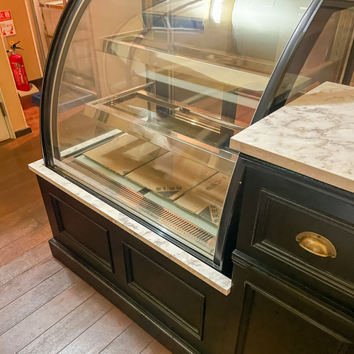ケーキ屋さん向けショーケースカウンター（W1900グレー）冷蔵