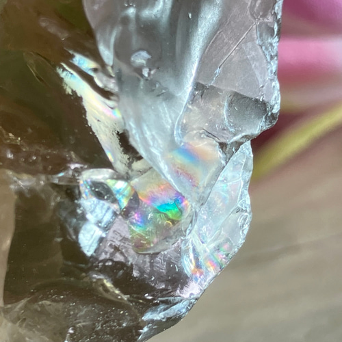 変革の石✨ レインボー オウロヴェルデクォーツ