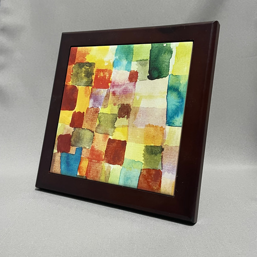 パウルクレー untitled 1914 フォトタイル木製フレーム付き 絵画 chaya