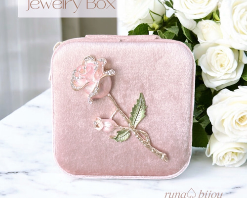 未使用 プリンセス ジュエリーボックス 小物入れ 姫 薔薇 ピンク ローズ 未使用 プリンセス ジュエリーボックス 小物入れ 姫 薔薇 ピンク