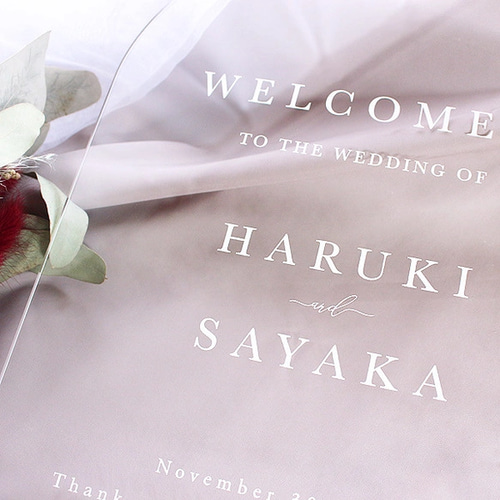 アーチ型ウェルカムボード ウェディング * 結婚式 * アクリル