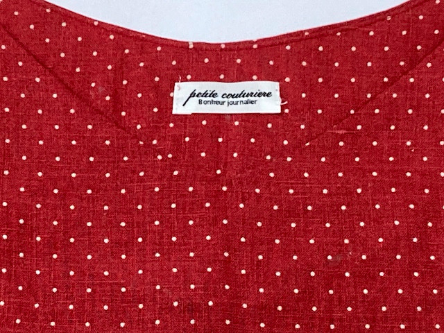 リネン100％　ゆるVネック　両サイドシームポケット 94cm丈  大きめサイズ ワンピース　フリーサイズ