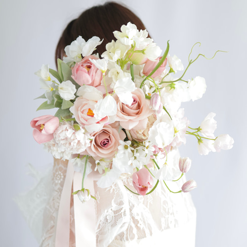 再販受注】ふんわりエレガント/ナチュラル/エアリーブーケ