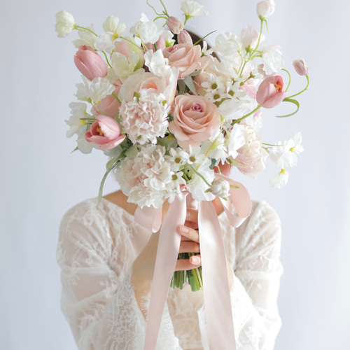再販受注】ふんわりエレガント/ナチュラル/エアリーブーケ