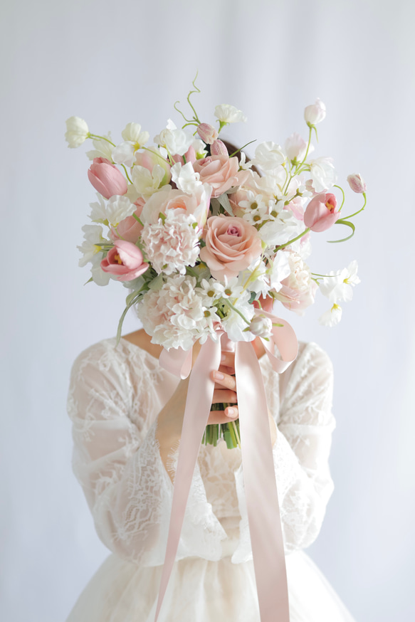 再販受注】ふんわりエレガント/ナチュラル/エアリーブーケ