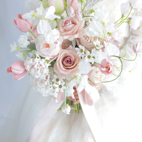 再販受注】ふんわりエレガント/ナチュラル/エアリーブーケ