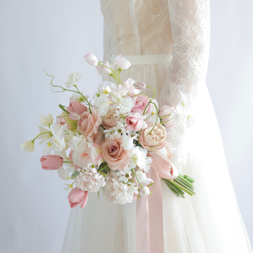 再販受注】ふんわりエレガント/ナチュラル/エアリーブーケ