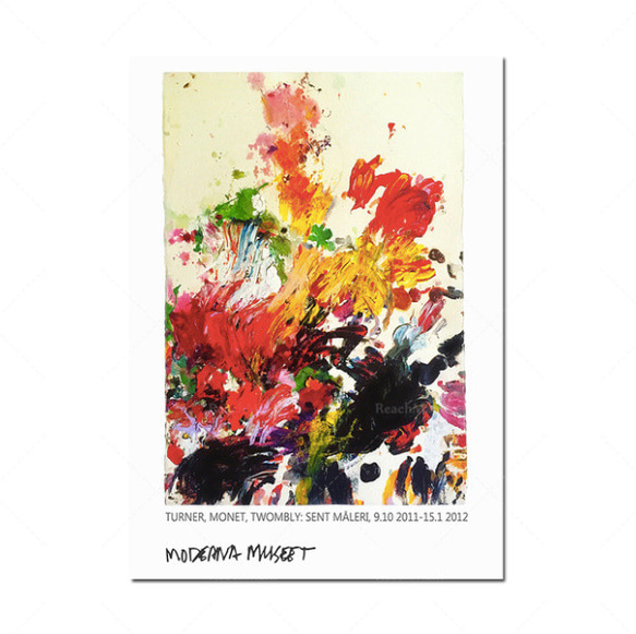 サイ・トゥオンブリー Cy Twomblyのポスター（額縁付き）