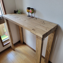 180✕45 カウンターテーブル 無垢材 ダイニングテーブル 森の