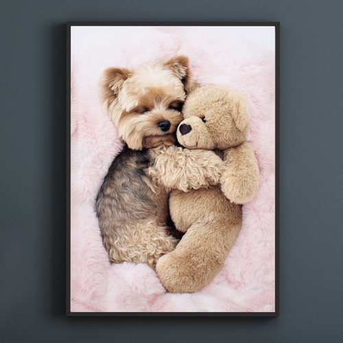 くまのぬいぐるみ - ヨークシャーテリア犬】テディーベア・teddy bear