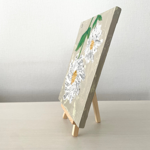 キラキラ☆花の絵画☆アクリル画 キラキラ☆花の絵画☆アクリル画