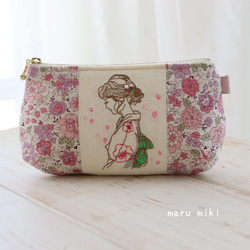 刺繍ポーチ【キャバリア】再販 ポーチ maru_miki 通販 11942842