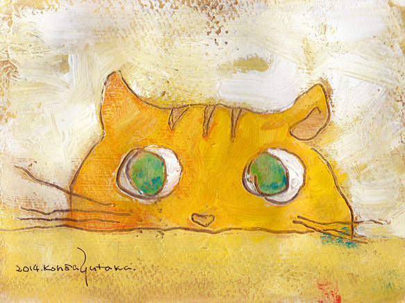 ねこ大好きなあなたへ　シンプル　トートバッグ　エコバッグ　にゃんこ　ナチュラル　ブラウン　グリーン 10枚目の画像