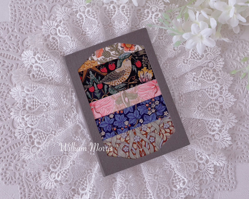 一点物 カルトナージュB6ノートカバー／ウィリアムモリス ノート