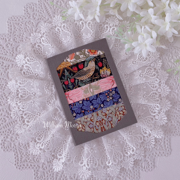 一点物 カルトナージュB6ノートカバー／ウィリアムモリス ノート