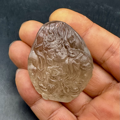 2025.4.29超精密鬼工彫刻不動明王浄火蓮台真言御守 激レア新潟産純浄体