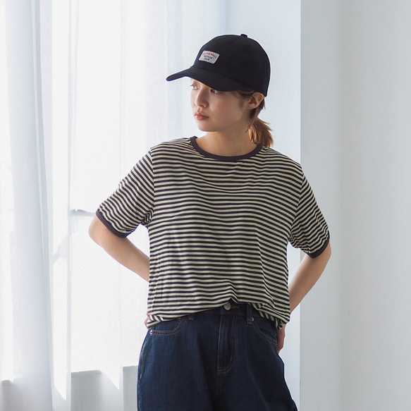 ◆美品 アパルトモン ボーダー シアー Tシャツ Border Sheer 白 ◇美品 アパルトモン ボーダー シアー Tシャツ Border Sheer 白