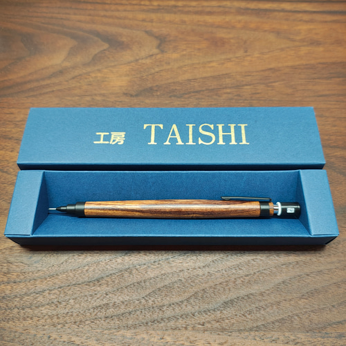 ホンジュラスローズウッド瘤　シャーペン　Steef&Co. 64dc55268a978db70347206317336f