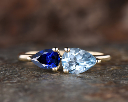 爽やかなウォーターブルー❗️アクアマリン✨リング✨ダイヤ✨約８号✨指輪✨簡易鑑別 爽やかなウォーターブルー❗️アクアマリン✨リング✨ダイヤ✨約8号✨