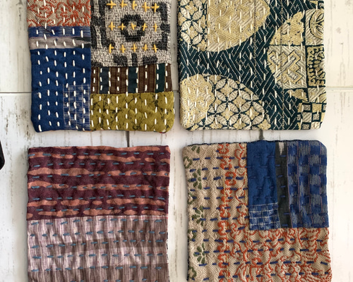 はじめてさんのハンドメイド応援キット チクチク古布コースター キット